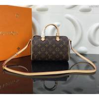 LV女包 M61251 頂級原單 路易威登手提包 經典Monogram帆布 Nano Speedy手袋  ydh2845