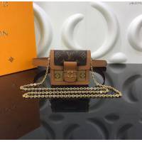 LV女包 M68621 路易威登DauphineBB腰包 LV斜挎鏈條包 LV女腰包  ydh3074