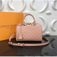 LV包 LV女包 Speedy25手袋 LV牛皮壓花手提包 LV單肩斜挎包  ydh3179