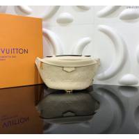 LV包 LV腰包 M44812 LV包壓花牛皮腰包 BUMBAG老花胸包 Monogram壓紋圖案 LV斜挎包  ydh3189