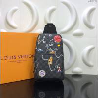 LV包 LV腰包 N41719塗鴉絲印 Avenue單肩包 LV男胸包 LV男挎包  ydh3199