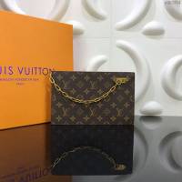 LV包 LV手包 M55646 PochetteRochelle手袋 Chain系列男士手袋 LV手拿包  ydh3304