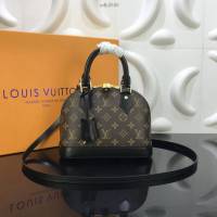 LV包包 Alma手袋 路易威登經典包款 lv貝殼包 LV手提女包 LV老花單肩斜挎包  ydh3606