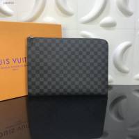 LV包包 LV新款手包 N64437 路易威登Pochette Jour大號手袋 LV棋盤格收納包  ydh3622