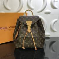 路易威登LV雙肩包 Montsouris雙肩包 lv新款老花後背包  ydh3808