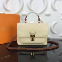 lv新款包包 路易威登Marignan手袋 Monogram Empreinte皮革 lv手提肩背包  ydh3998