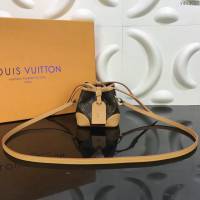 LOUIS VUITTON專櫃新款包包 路易威登Noé Purse抽繩手袋 LV老花迷你肩背斜挎女水桶包 M57099  ydh4027