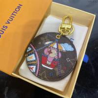 LOUIS VUITTON專櫃新款包包 路易威登Illustre Vivienne Funfair Xmas包飾 LV動物印花鑰匙扣  ydh4043