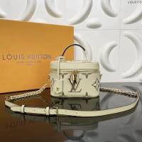 LOUIS VUITTON專櫃新款包包 路易威登Vanity小號手袋 LV老花手提肩背斜挎女化妝包  ydh4076