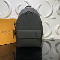 LOUIS VUITTON專櫃新款包包 路易威登Aerogram雙肩包 LV牛皮男士後背包 M57079  ydh4090