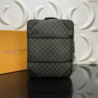 LOUIS VUITTON專櫃新款包包 路易威登Briefcase雙肩包 LV棋盤包角男士公事包後背包 N50051  ydh4091