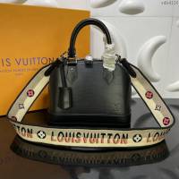 LOUIS VUITTON專櫃新款包包 路易威登Alma BB手袋 LV刺繡肩帶手提肩背斜挎女包  ydh4116