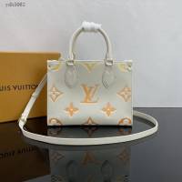 Lv路易威登2023專櫃新款OnTheGo小號手袋 LV清新漸變色彩購物袋托特包 ydh5062