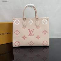 Lv路易威登2023專櫃新款OnTheGo中號手袋 LV壓紋粒面牛皮手提托特包 M21575 M46542 ydh5068