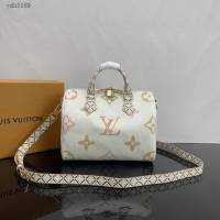 Lv路易威登2023專櫃新款Speedy Bandoulière25手袋 LV手提肩背女包 M22987 M23073 ydh5109