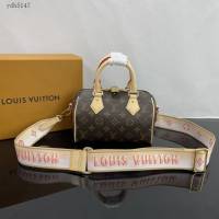 Lv路易威登2023專櫃新款Speedy Bandoulière20手袋 LV老花手提肩背女包 M46222 M46234 M46594 ydh5147