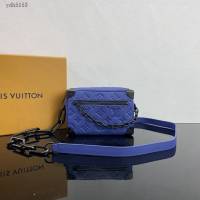 Lv路易威登2023專櫃新款Mini Soft Trunk手袋 LV盒子包男士肩背斜挎包 M55702 M82558 ydh5153