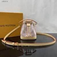 Lv路易威登2023專櫃新款Nano Noé手袋 LV迷你肩背女包水桶包 M82427 ydh5174