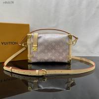 Lv路易威登2023專櫃新款Side Trunk手袋 LV情人節限定款手提肩背男包 M22842 ydh5176