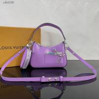 Lv路易威登2023專櫃新款Marellini手袋 LV Milky Way系列水波紋手提肩背包 M22653 ydh5230