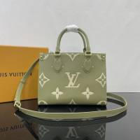 LV路易威登2023专柜新款Onthego小号Tote包 Sac Plat手袋 ydh5260