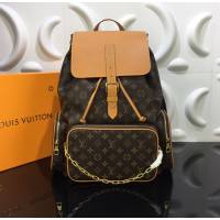 LV路易威登2023专柜新款M44658 Trio双肩包 男士Monogram帆布包 ydh5371