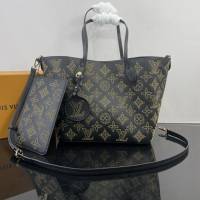 LV路易威登2023专柜新款M23387钉 镂花牛皮革Blossom大号手袋 ydh5411