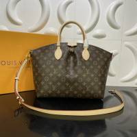 LV路易威登2023专柜新款M45987 LV老花Boétie中号拉链托特包手提女包 ydh5457