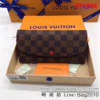 路易威登LV頂級原單 N63544大紅海外原單私貨代購級品質實物拍攝 女士錢包 ZY1066