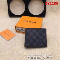 路易威登LV頂級原單 N62663海外原單 DamierGraphite帆布錢夾 ZY1109