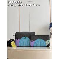 LV專櫃2023新款南瓜圖案男士單肩斜挎包 M46435 路易威登LV x YK Trio郵差包 dn1243