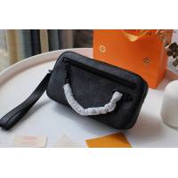 lv手包 Pochette Volga手包 M44482黑花 lv男士手拿包  lvqb1794