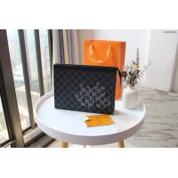 lv手包 N60308原單 多功能Pochette Voyage中號手袋 lv男士手拿包  lvqb1821