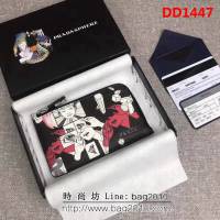 PRADA普拉達 官網同步 2018最新漫畫印象系列 男士卡片夾 2MC021 DD1447