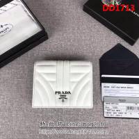 PRADA普拉達 專櫃最新爆款 頂級原單納帕牛皮 女士短夾 1MV204 DD1713