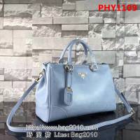 普拉達PRADA原單 2324原版油臘皮PRADA 實物實拍 官網同步手提肩背包 PHY1109