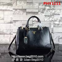 普拉達PRADA原單 2324原版油臘皮PRADA 實物實拍 官網同步手提肩背包 PHY1111