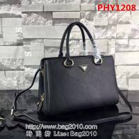 普拉達PRADA原單 最新爆款PRADA 2961原版荔枝紋官網同步 手提肩背包 PHY1208