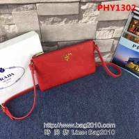 普拉達PRADA原單 PRADA 1BH050 義大利最新版 進囗頭層牛皮單肩斜跨包 PHY1302