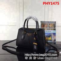 普拉達PRADA原單 2018早春經典爆款 PRADA 1BH093原單荔枝紋配平紋手提肩背包 PHY1475