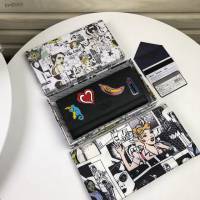 prada錢包 普拉達專櫃最新爆款 1MH132 黑色 Prada2019最新爆款女士翻蓋錢夾  pyd2069