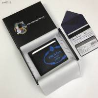 prada錢包 普拉達專櫃最新十字紋牛皮卡夾 2MC223 PRADA男士卡片夾  pyd2115