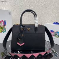 prada女包 普拉達專櫃經典爆款手提女包 1BA102 PRADA Esplanade Saffiano手袋 prada肩背包  pyd2291