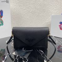 prada女包 普拉達新款女士斜挎包 1BP020 Prada單肩小包 Saffiano皮 Prada翻蓋包  pyd2367