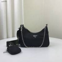 prada女包 普拉達2020新款nylon Hobo手拎包 時尚百搭 prada腋下包 1BH204 Prada單肩斜挎包  pyd2381