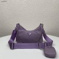prada女包 普拉達2020新款nylon Hobo手拎包 時尚百搭 prada腋下包 1BH204 Prada單肩斜挎包  pyd2385