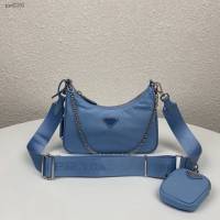prada女包 普拉達2020新款nylon Hobo手拎包 時尚百搭 prada腋下包 1BH204 Prada單肩斜挎包  pyd2391