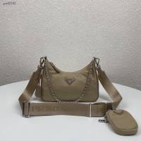 prada女包 普拉達2020新款nylon Hobo手拎包 時尚百搭 prada腋下包 1BH204 Prada單肩斜挎包  pyd2392