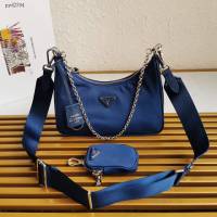 prada女包 普拉達2020新款nylon Hobo手拎包 時尚百搭 prada腋下包 1BH204 Prada單肩斜挎包  pyd2394
