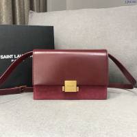 YSL爆款女士包包 聖羅蘭經典款MEDIUM BELLECHASSE翻蓋包包 YSL肩背斜挎包 462044  jjh1061
